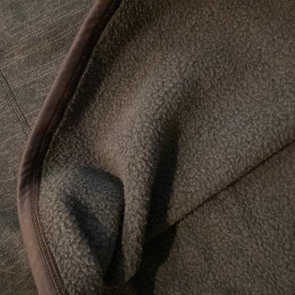 Brown Patagonia quarter zip fleece lined jacket - Picture 4 of 4